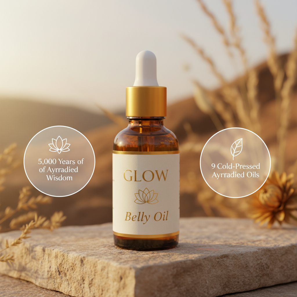 Glow Belly Oil | Navel Therapy-(Buy 1 Get 1 Free)