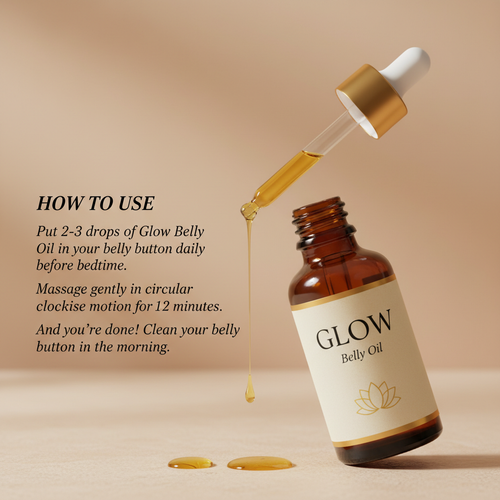Glow Belly Oil | Navel Therapy-(Buy 1 Get 1 Free)