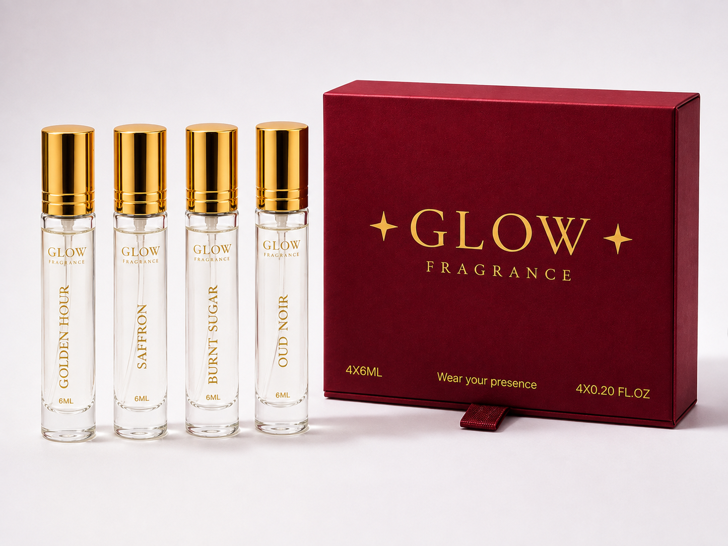 Aura Luxury Collection — 4 Perfume Sprays